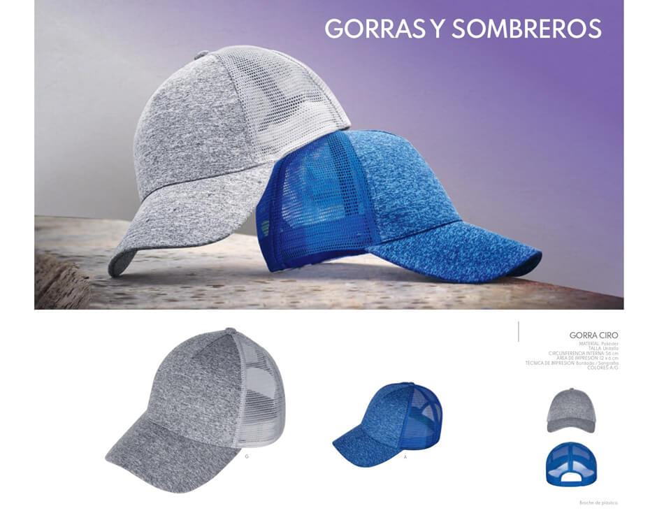 Gorras y sombreros